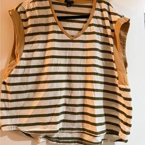 Striped Sleeveless Top